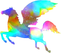 holographic unicorn sticker